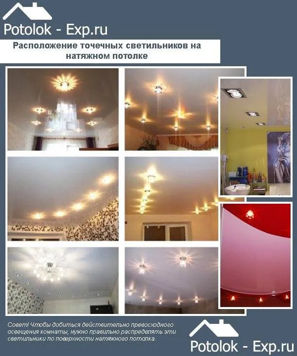 Потолок с подсветкой: как сделать ...