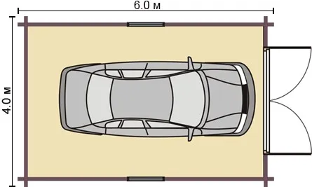 Гараж для одной машины