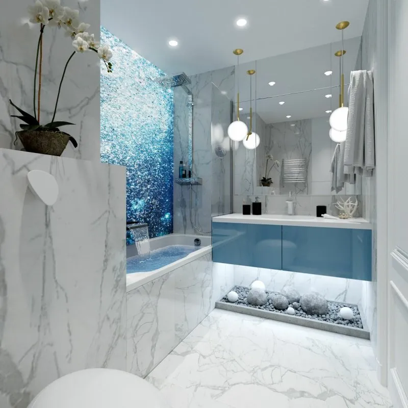 Идеи для ванной: интересные варианты дизайна + проекты с красивым стилей и оформлением (115 фото)