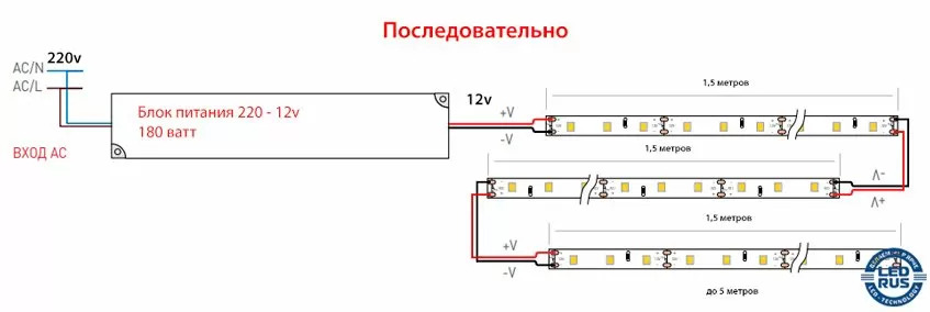 Последовательное соединение отрезков светодиодной ленты.jpg